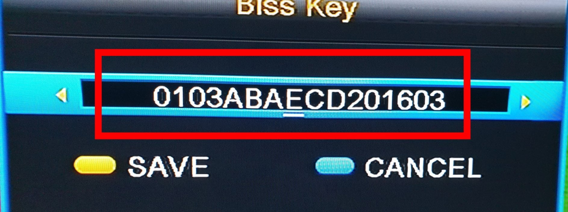 how to use biss key