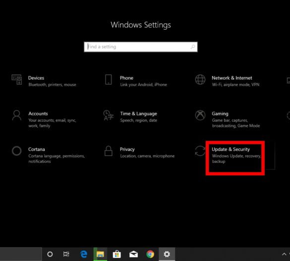 windows 10 to factory settings