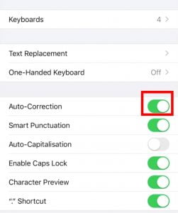 How to Turn On Autocorrect on the iPhone and iPad (iOS 13)
