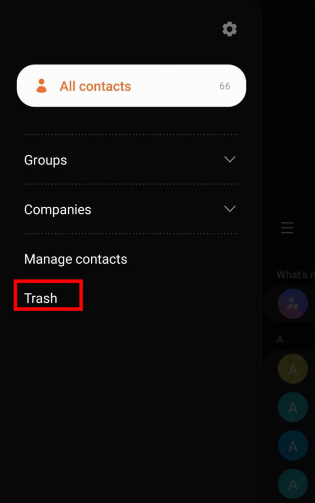 how to recover deleted trash icon in samsung 6
