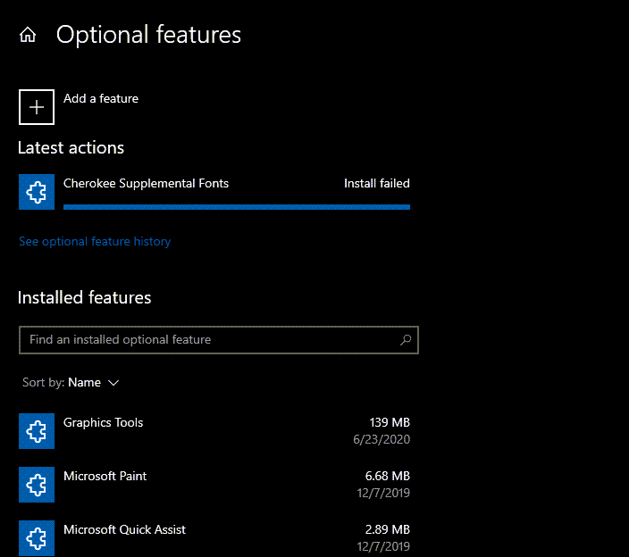 Optional features Windows 10 что это. Optional features. Option features