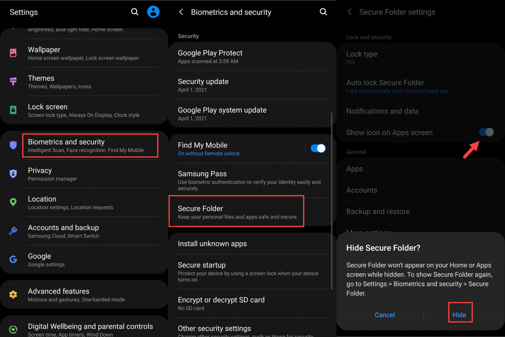 How to Reset the Secure Folder Password, PIN or Pattern Easily in 2021