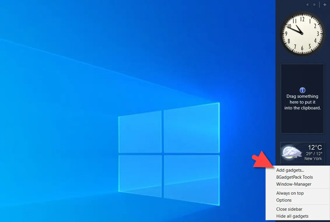 How to Add a Clock to the Desktop in Windows 10 [digital & analog]