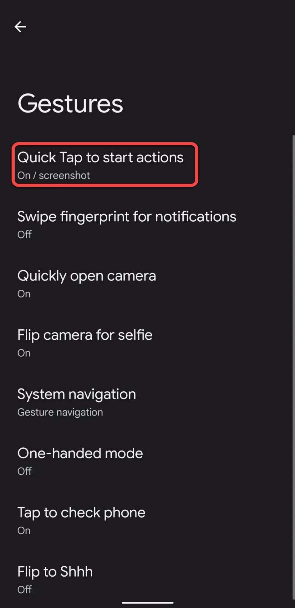 Back Tap to Take Screenshots on Pixel 6/7/8: How to Enable & Use