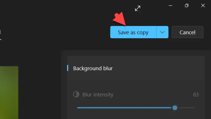 How to Blur Photo Background in Windows 11 PC Via Photos App