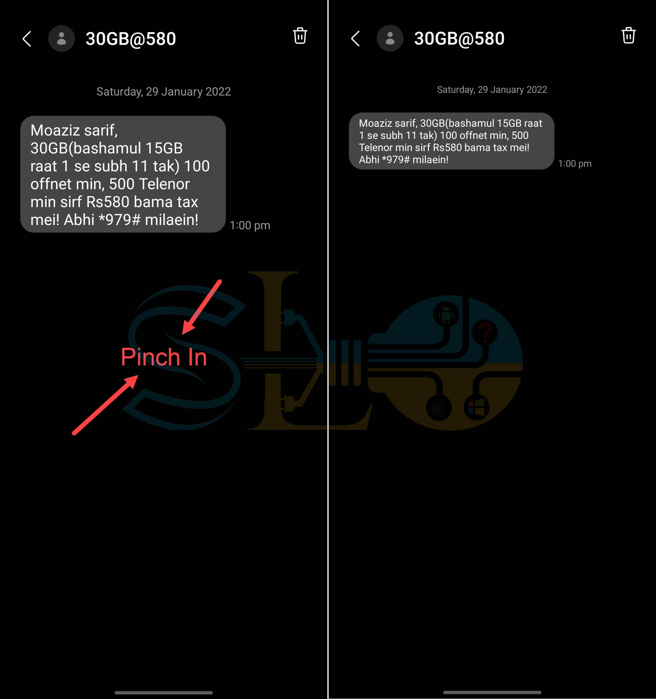 How to Change Text Message Size on Samsung (Android 12 & 11)