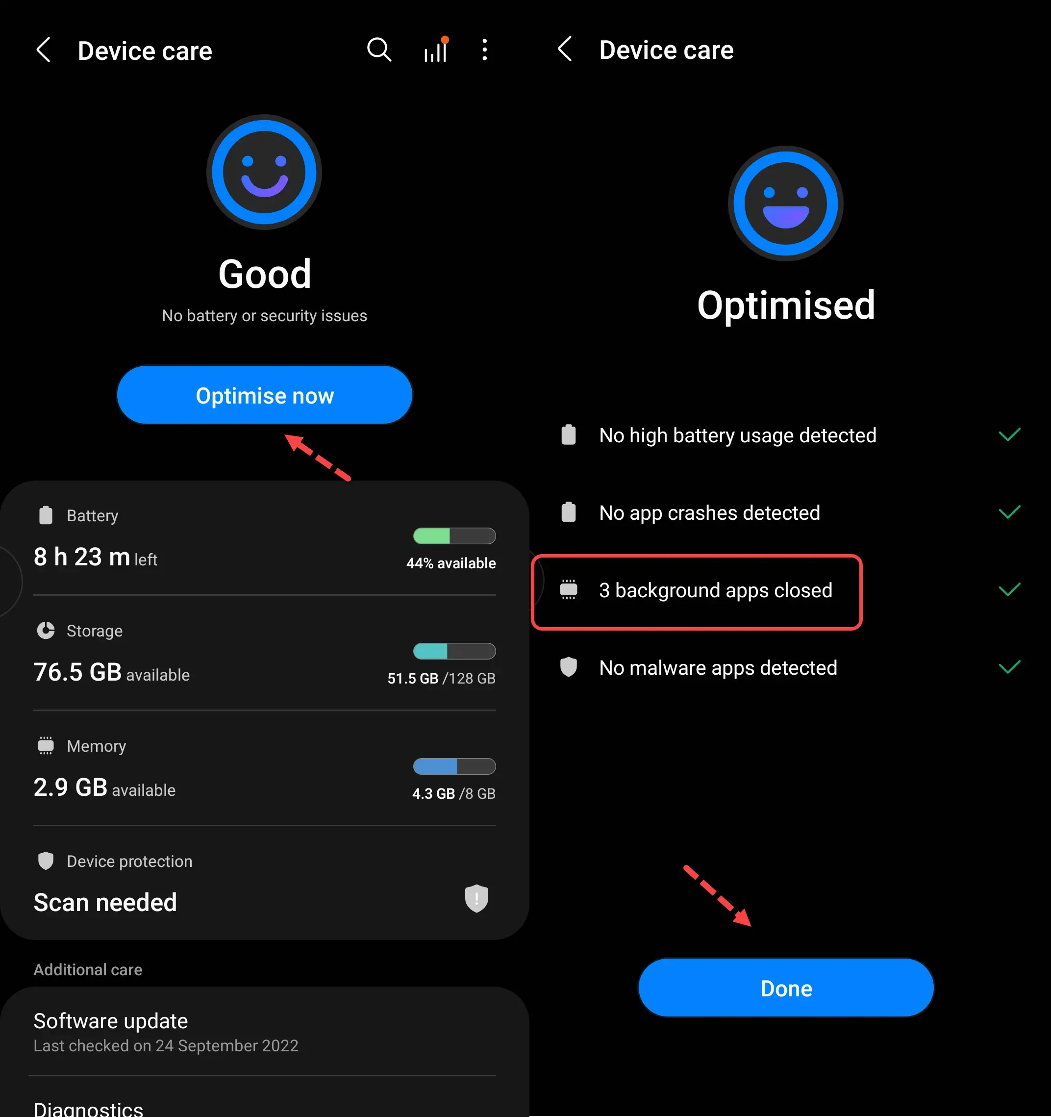 How to Close Active Apps on Samsung One UI 5.0 and One UI 4.1