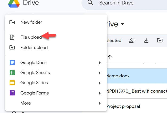 Convert Word To PDF in Windows 10/11 Using Google Drive