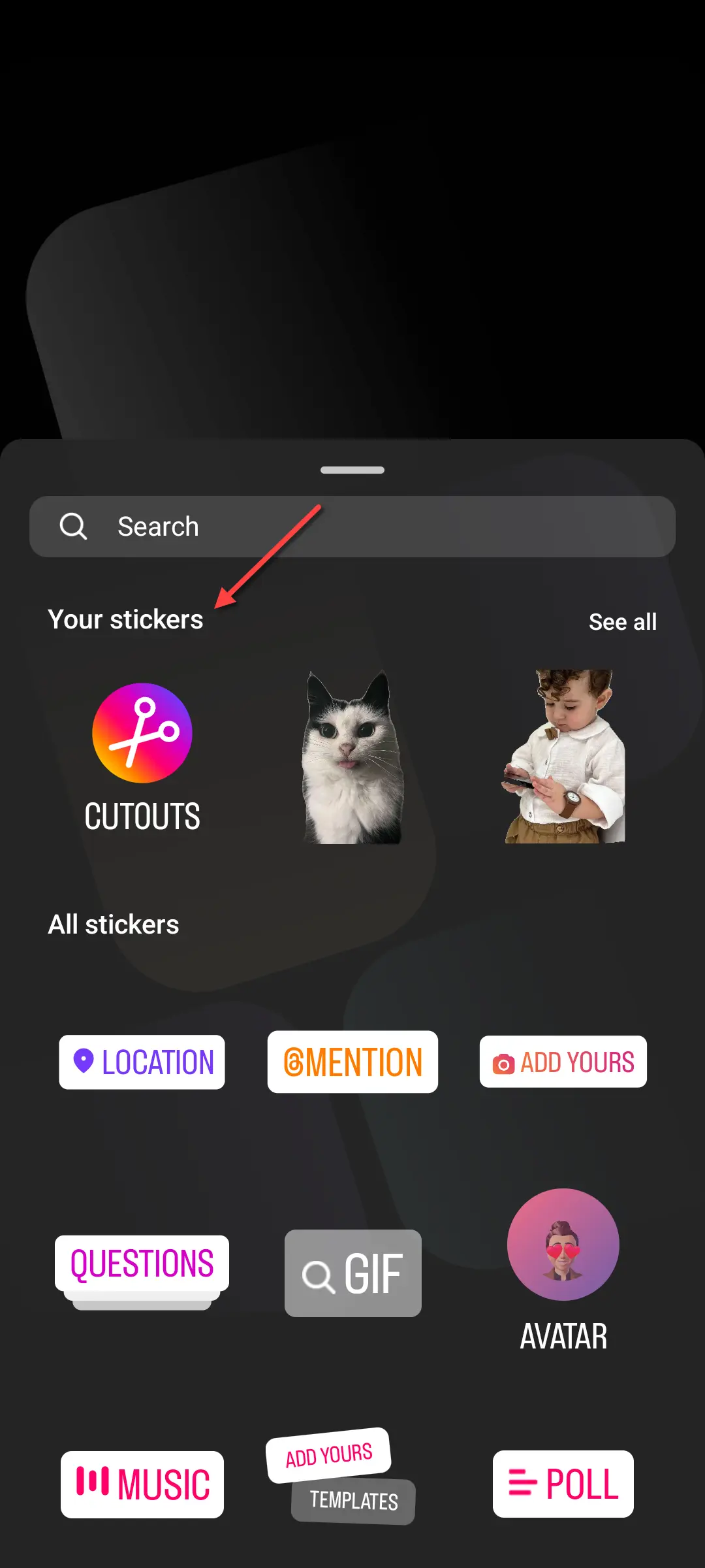 How to Create a Cutout Sticker on Instagram Android App Easily
