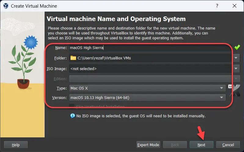 Create macOS High Sierra Virtual Machine & Configure