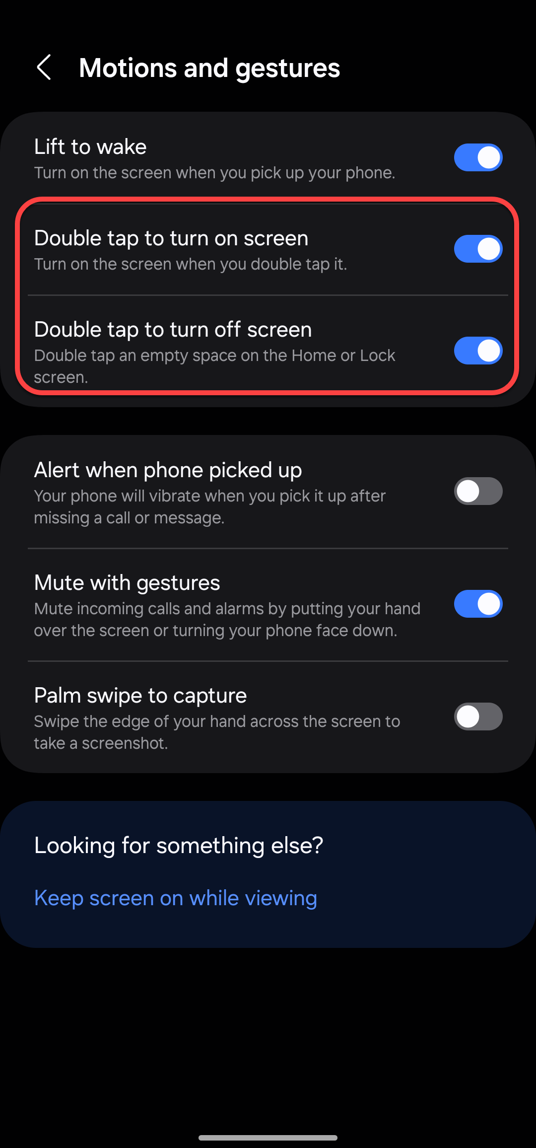 How to Turn On Double Tap Screen On/Off on Samsung Android 14
