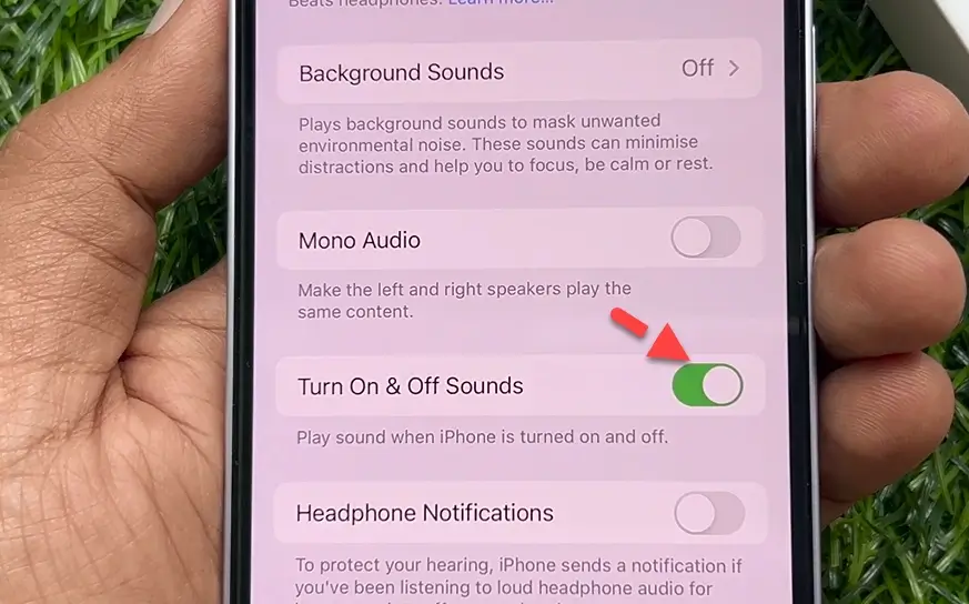 How to Enable Power On/Off Sound on iPhone 14 Series on iOS 16