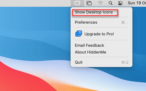 how to show mac desktop icons