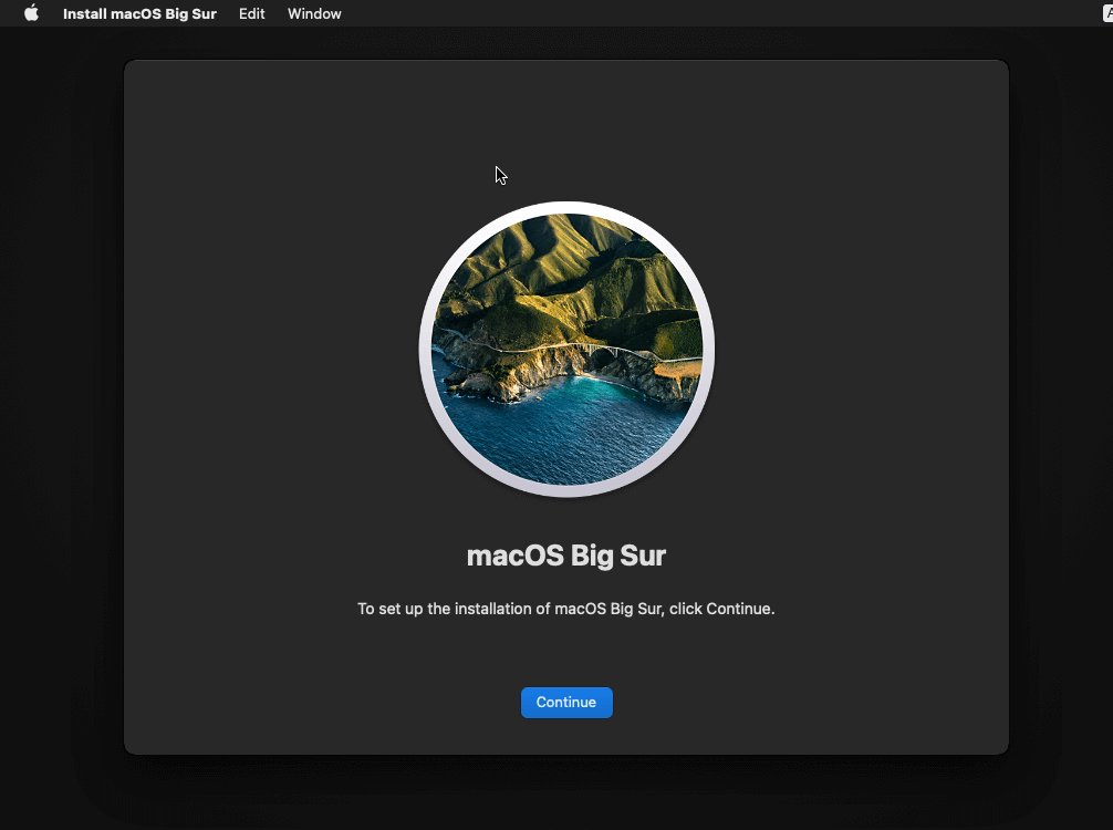 Start the macOS Big Sur Virtual Machine on VirtualBox