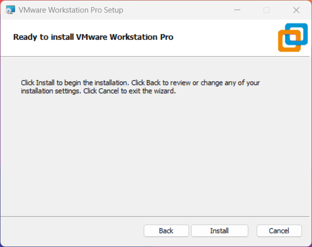 Install VMware Workstation Pro 17