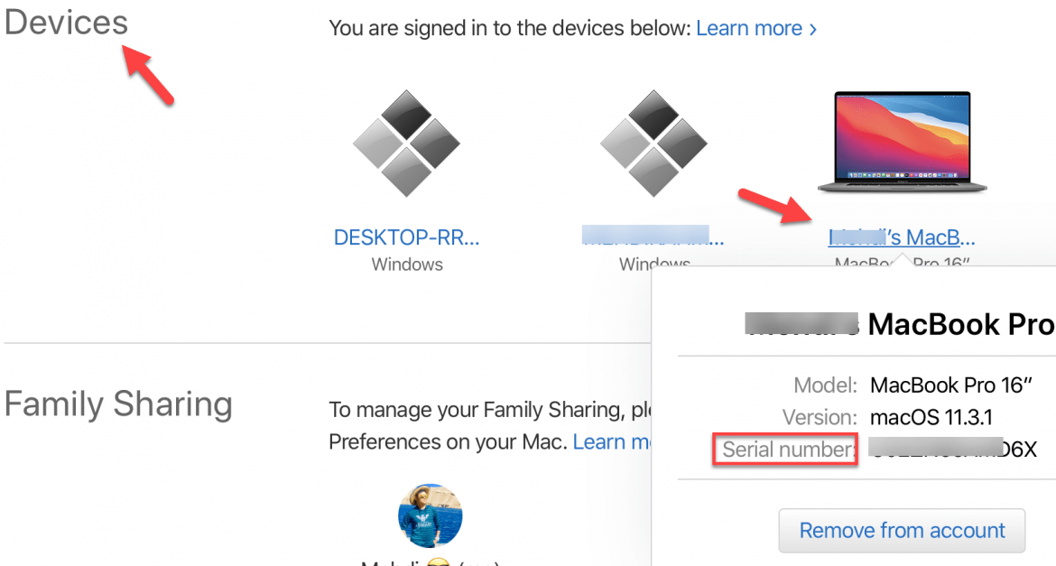 macbook pro serial number check