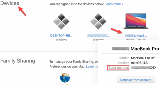 lookup macbook pro by serial number