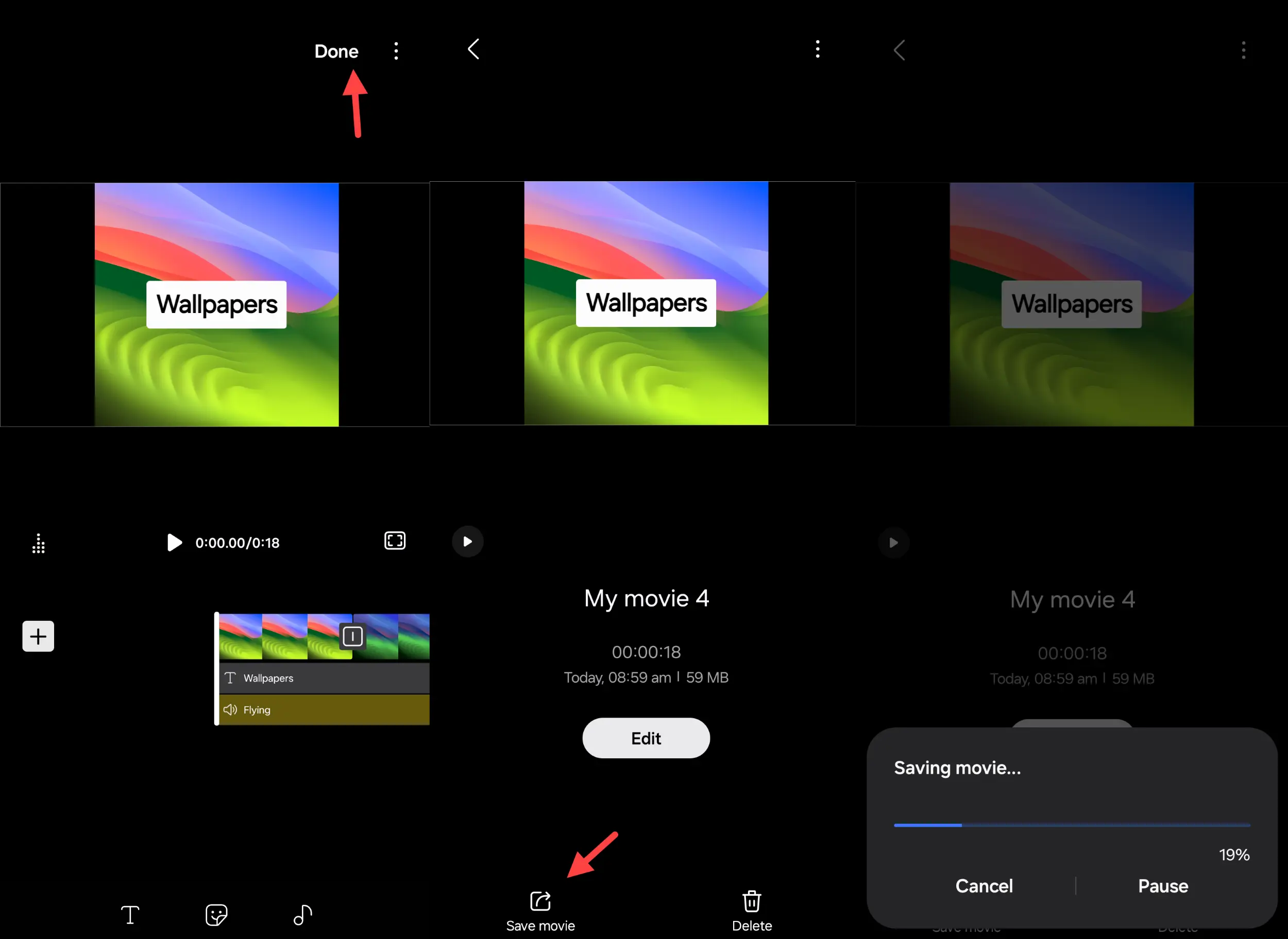 How to Make a Video with Music on Samsung Gallery from Photos