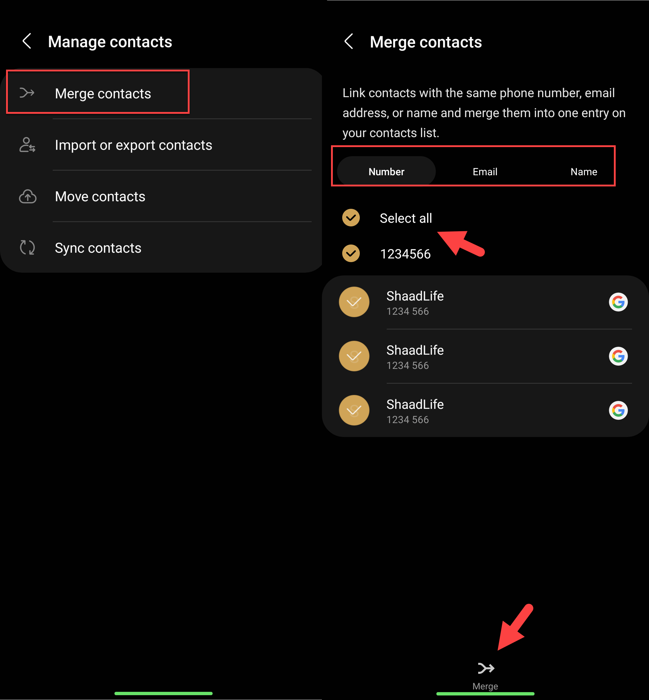 How to Merge Duplicate Contacts on Android [Samsung & Google]