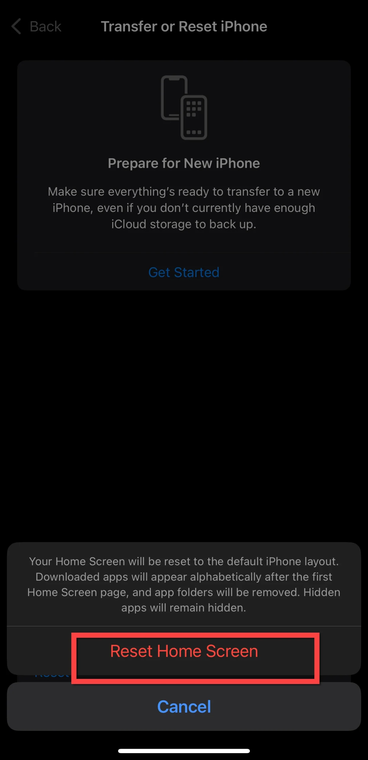 How to Reset Home Screen Layout in iOS 18 on iPhones Easily