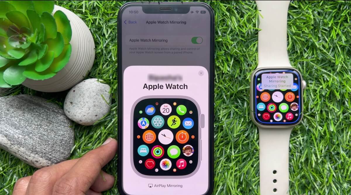How to Screen Mirror Apple Watch to iPhone [Control Apple Watch]