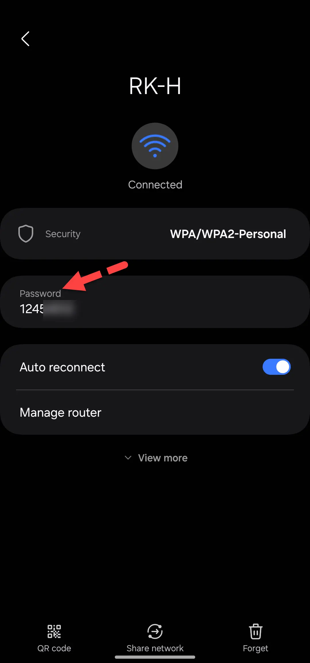 How to View Wi-Fi Password on Samsung without root (One UI 6.0)