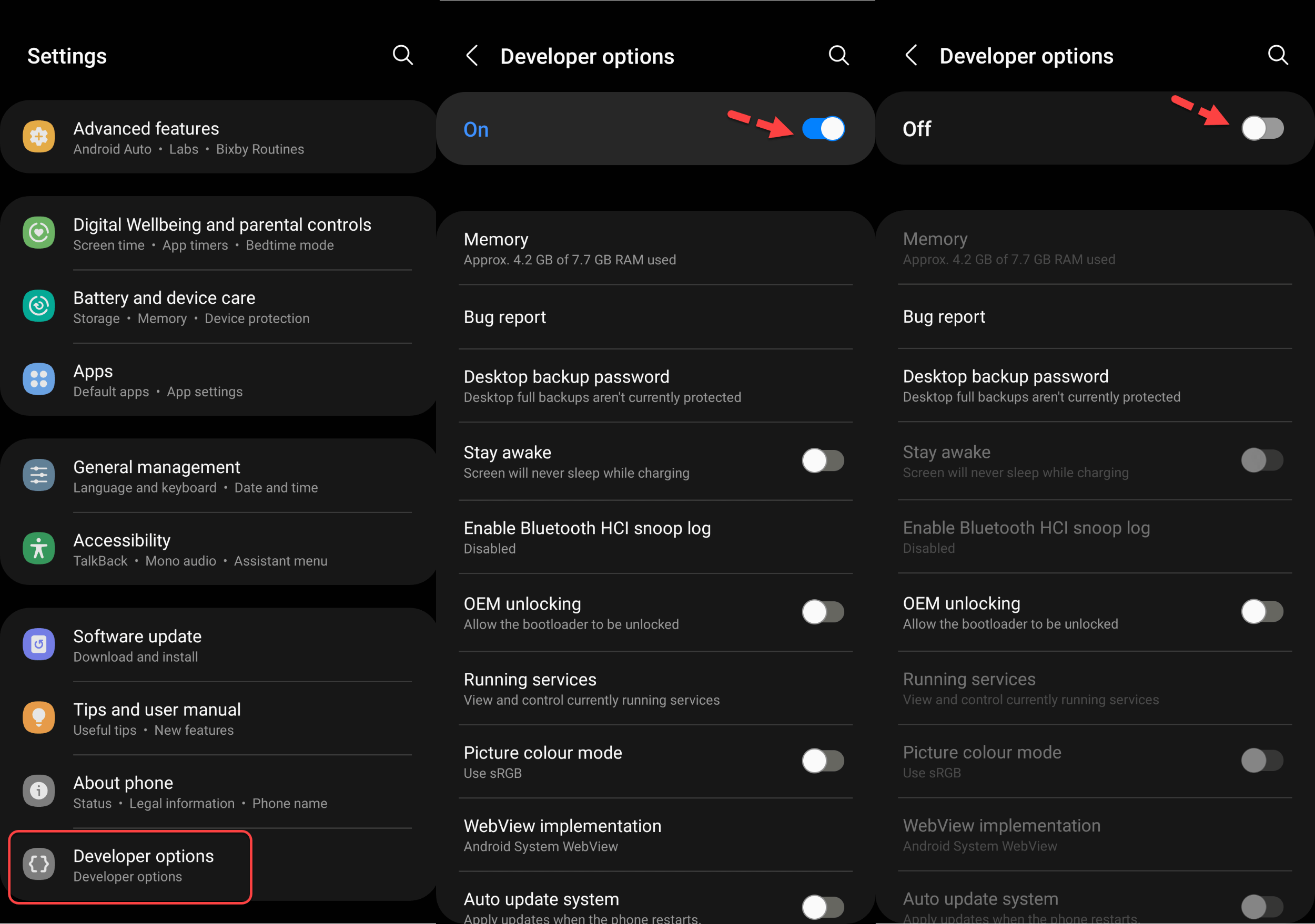 How to Turn on Samsung Developer Mode (Options)? [Android 14]