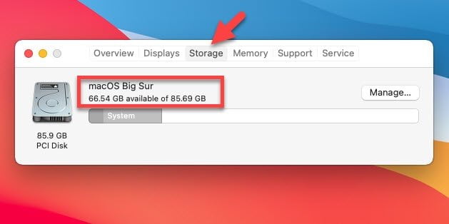 How to Check & View macOS Big Sur Storage (3 Methods Expalined)