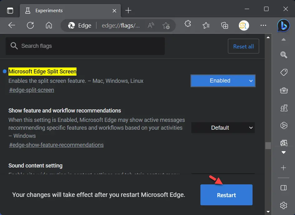How to View Two Tabs Side-by-side in Edge Browser on Windows 